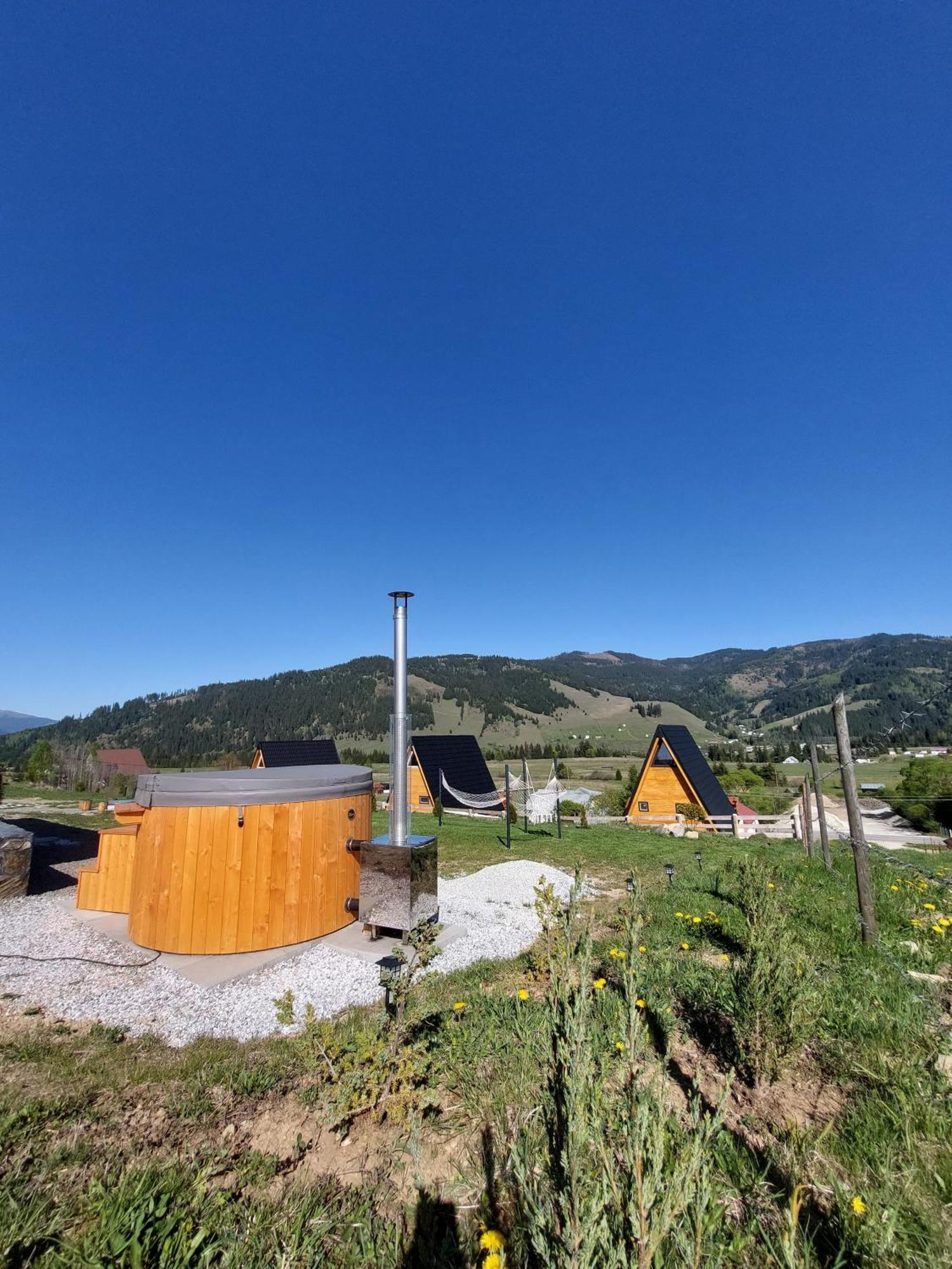 Вилла Cozy Cube - Tiny House Saru Dornei Экстерьер фото