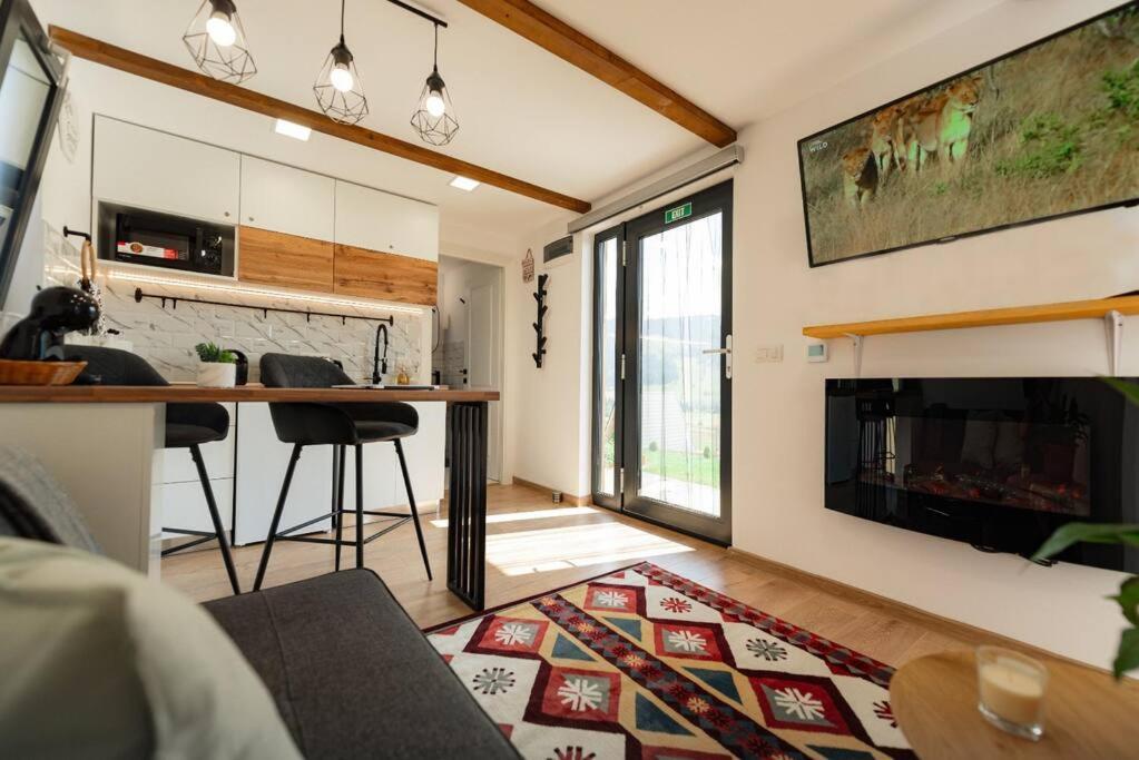 Вилла Cozy Cube - Tiny House Saru Dornei Экстерьер фото